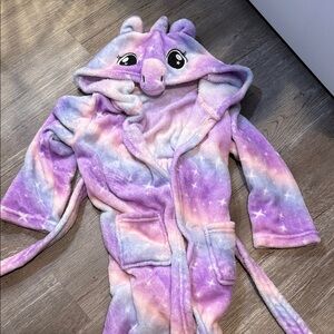 Unicorn Hooded Bathrobe for Kids